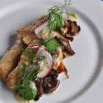 Ät gott i en restaurang vid Siljan