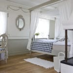 Svit med öppen spis och bubbelbad