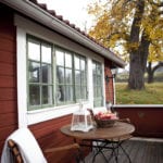 Verandan lämpar sig för morgonmys