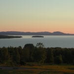 Utsikten över Siljan är fantastisk från Tällbergsgården