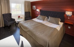 Dubbelrum med utsikt över Tällberg